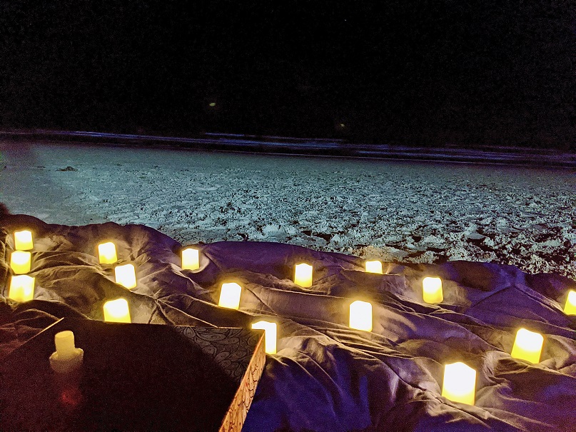 Romantic beach night
